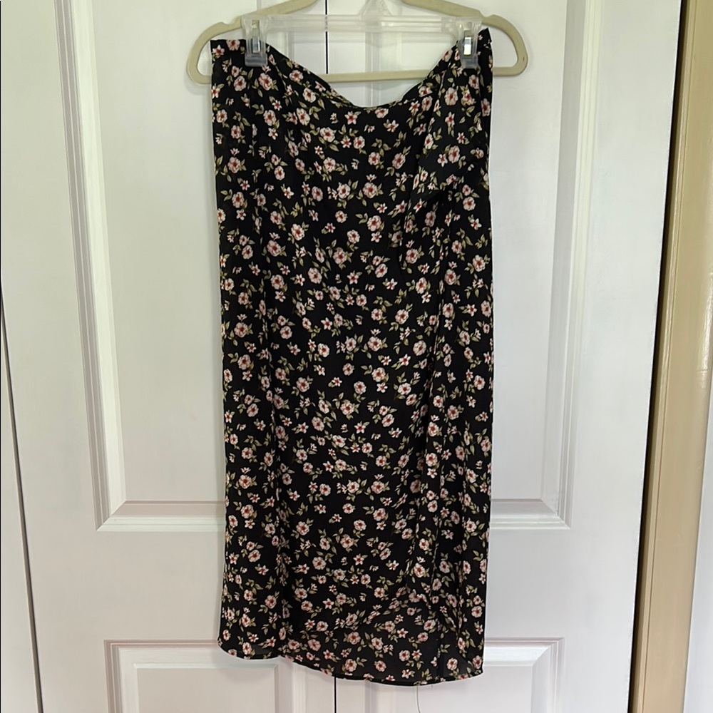 Floral Midi Skirt